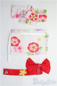 オビツ11/OF:着物セット　春屋敷様製/1/12サイズ　ドール用 I-25-08-03-297-SK-ZI