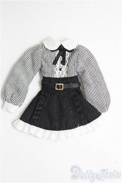 画像1: azoneピコニーモ/OF:1/12サイズドール　衣装　クラシカルドッキングワンピース/0 I-25-08-10-128-KD-ZI