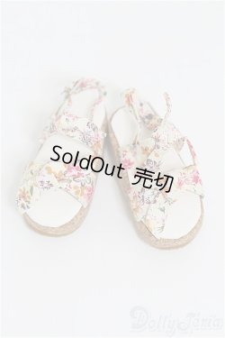 画像1: SD/OF:靴　フラワーサンダル/1/3　60ｃｍ　BJD　MJD　衣装　ドール用 I-25-08-17-136-KD-ZI