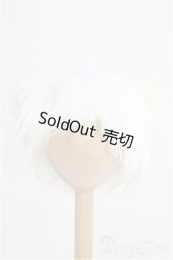 画像1: 9-10inch/ウィッグ　たれみみにゃんこボアウィッグ/インチ　BJD　MJD　ドール用 I-25-08-17-256-KD-ZI