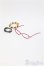 画像1: SD/OF:小物　フレームメガネ、ブレスレット2点/1/3　60ｃｍ　BJD　MJD　衣装　ドール用 I-25-08-17-270-KD-ZI (1)