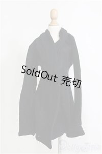 SD17B/OF:黒カーディガン/1/3　70ｃｍ　BJD　MJD　衣装　ドール用 I-25-08-17-278-KD-ZI