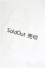 SD17B/OF:トップス　ブラウス白/1/3　70ｃｍ　BJD　MJD　衣装　ドール用 I-25-08-17-280-KD-ZI