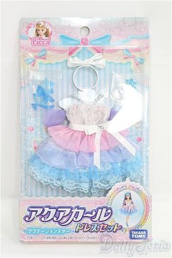 画像1: リカちゃん/OF:アクアカールドレスセット:グラデーションスター I-25-08-24-052-KD-ZI