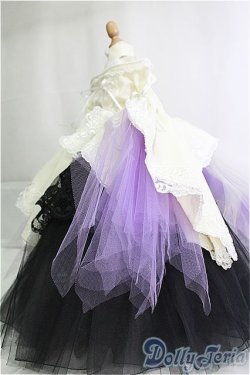画像2: 60cmサイズドール/OF:衣装　ドレス I-25-08-24-232-KD-ZI