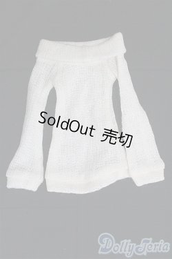 画像1: DD/OF:ワンピース　ニット白/0 I-25-08-31-084-KD-ZI