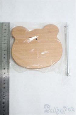 画像2: PUYOODOLL/1/4/KUMAKO 木製くまベーススタンド I-25-08-24-289-KD-ZI