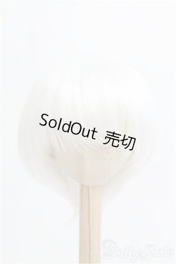 画像1: DD/ドリームウィッグ ファンタスティックボブ(みるくホワイト) /インチ　BJD　MJD　ドール用 I-25-08-31-124-KD-ZI