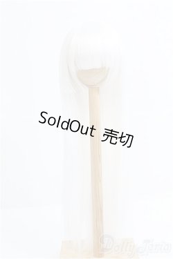 画像1: 8-9inch/ウィッグ　姫ストレート　DDW-01D　みるくホワイト/インチ　BJD　MJD　ドール用 I-25-08-31-127-KD-ZI