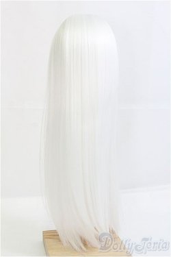 画像2: 8-9inch/ウィッグ　姫ストレート　DDW-01D　みるくホワイト/インチ　BJD　MJD　ドール用 I-25-08-31-127-KD-ZI