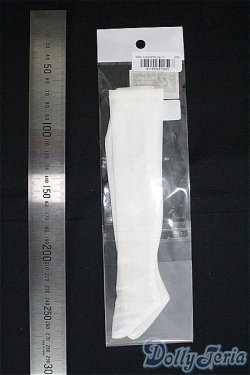 画像2: SDM＆MSD/OF:ソックス（ホワイトラメ）・ミニ/1/4　40ｃｍ　BJD　MJD　衣装　ドール用 I-25-08-31-194-KD-ZI