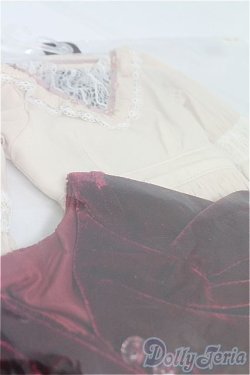 画像3: SDGr/of：ローズベロアドレス/1/3　60ｃｍ　BJD　MJD　衣装　ドール用 I-25-10-19-026-KD-ZI