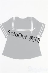 SD13G/OF:トップス　NINE9STYLE製　Square marine blouse/1/3　60ｃｍ　BJD　MJD　衣装　ドール用 I-25-09-07-221-KD-ZI