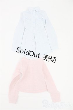 画像1: azone/OF:50cmサイズドール　衣装　AZO2さわやかデニムワンピset/0 I-25-09-07-211-KD-ZI