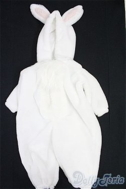 画像1: MSD＆MDD/OF:ふわふわしろうさぎさんパジャマ・ミニ/1/4　40ｃｍ　BJD　MJD　衣装　ドール用 I-25-09-07-253-KD-ZI