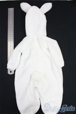 画像2: MSD＆MDD/OF:ふわふわしろうさぎさんパジャマ・ミニ/1/4　40ｃｍ　BJD　MJD　衣装　ドール用 I-25-09-07-253-KD-ZI