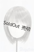 9inch/ウィッグ　シルバー/インチ　BJD　MJD　ドール用 I-25-09-14-042-KD-ZI