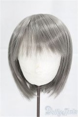 9inch/ウィッグ　シルバー/インチ　BJD　MJD　ドール用 I-25-09-14-042-KD-ZI