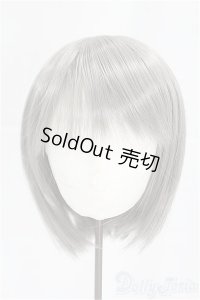 9inch/ウィッグ　シルバー/インチ　BJD　MJD　ドール用 I-25-09-14-042-KD-ZI