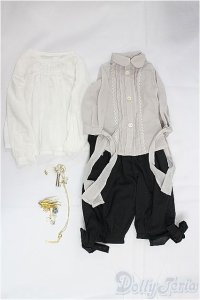 SD少年/OF:衣装セット　Nocturn様/1/3　60ｃｍ　BJD　MJD　衣装　ドール用 I-25-09-14-036-KD-ZI