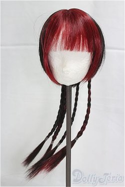画像1: 8-9inch/ウィッグ　Pigg Doll様/インチ　BJD　MJD　ドール用 I-25-09-14-055-KD-ZI