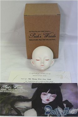 画像2: Peak’s Woods/FOC Sleepy Mimi Crow Head: White Skin/BJD　球体関節人形 I-25-09-07-205-KD-ZI