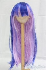9-10inch/ウィッグ　ブルー　パープル/インチ　BJD　MJD　ドール用 I-25-09-14-137-KD-ZI