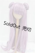 9-10inch/ウィッグ　パープル　お団子/インチ　BJD　MJD　ドール用 I-25-09-14-136-KD-ZI