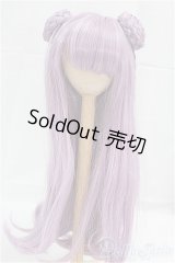 9-10inch/ウィッグ　パープル　お団子/インチ　BJD　MJD　ドール用 I-25-09-14-136-KD-ZI
