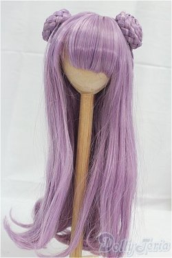 画像1: 9-10inch/ウィッグ　パープル　お団子/インチ　BJD　MJD　ドール用 I-25-09-14-136-KD-ZI