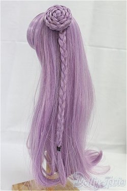 画像2: 9-10inch/ウィッグ　パープル　お団子/インチ　BJD　MJD　ドール用 I-25-09-14-136-KD-ZI