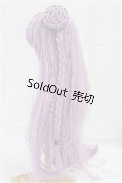 画像2: 9-10inch/ウィッグ　パープル　お団子/インチ　BJD　MJD　ドール用 I-25-09-14-136-KD-ZI