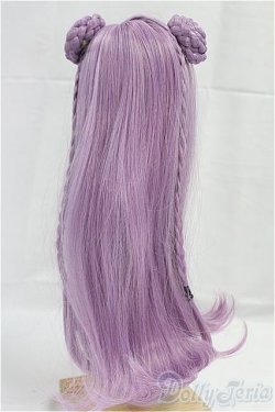 画像3: 9-10inch/ウィッグ　パープル　お団子/インチ　BJD　MJD　ドール用 I-25-09-14-136-KD-ZI