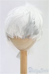8-9inch/カラス屋　羽ウィッグ/インチ　BJD　MJD　ドール用 I-25-09-21-087-KD-ZI