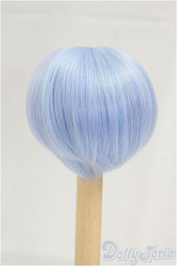 画像2: 6-7inch/ウィッグ　ブルー系ショート/インチ　BJD　MJD　ドール用 I-25-09-21-115-KD-ZI