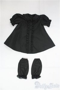 SDM＆MSD/OF:VOLKS製2wayブラウスワンピ（黒）・ミニ I-25-09-21-199-KD-ZI