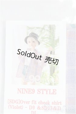 画像1: SD/OF:トップス　NINE9STYLE製Over fit check shirt(Mint) I-25-09-21-208-KD-ZI