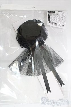 画像1: SD/OF:小物　ドレスハット（黒）VOLKS製 I-25-09-21-213-KD-ZI
