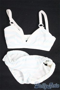 画像1: DD/OF:下着　ブラ＆ショーツセット（青ボーダー）VOLKS I-25-09-21-297-KD-ZI