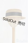 MDD/OF:小物　ストローハット I-25-09-21-282-KD-ZI