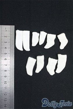 画像2: オビツ11/OF:靴下5足セット/1/12サイズ　ドール用 I-25-10-05-197-KD-ZI