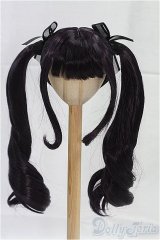 8.5-9inch/ウィッグ　なにぬねこみや様製/インチ　BJD　MJD　ドール用 I-25-10-05-289-KD-ZI