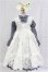 画像1: SD/OF:衣装セット　ブルー　ワンピース　エプロン/1/3　60ｃｍ　BJD　MJD　衣装　ドール用 I-25-10-05-257-KD-ZI (1)