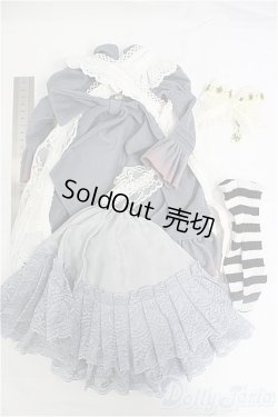 画像6: SD/OF:衣装セット　ブルー　ワンピース　エプロン/1/3　60ｃｍ　BJD　MJD　衣装　ドール用 I-25-10-05-257-KD-ZI