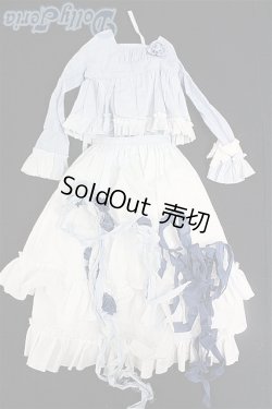 画像1: SD/OF:衣装セット　ブルー　セパレート/1/3　60ｃｍ　BJD　MJD　衣装　ドール用 I-25-10-05-256-KD-ZI