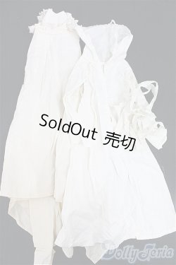 画像1: SD13G/OF:衣装セット　白　生成り系/1/3　60ｃｍ　BJD　MJD　衣装　ドール用 I-25-10-05-254-KD-ZI