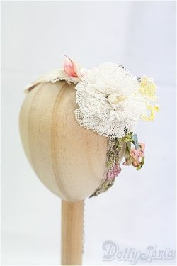 画像1: SD/OF:小物　ヘッドドレス　レース/1/3　60ｃｍ　BJD　MJD　衣装　ドール用 I-25-10-05-248-KD-ZI