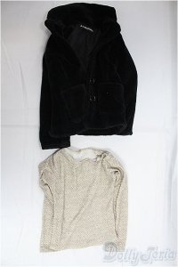 SD/OF:アウター+長袖/1/3　60ｃｍ　BJD　MJD　衣装　ドール用 I-25-10-26-173-KD-ZI