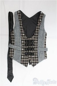 SD/OF:トップス　ベスト/1/3　60ｃｍ　BJD　MJD　衣装　ドール用 I-25-10-26-171-KD-ZI