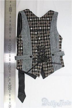 画像2: SD/OF:トップス　ベスト/1/3　60ｃｍ　BJD　MJD　衣装　ドール用 I-25-10-26-171-KD-ZI